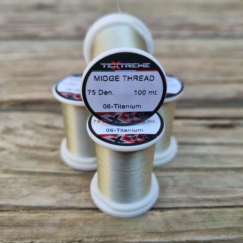 TEXTREME Midge Tying Thread 75dn in 06-Titanium-2